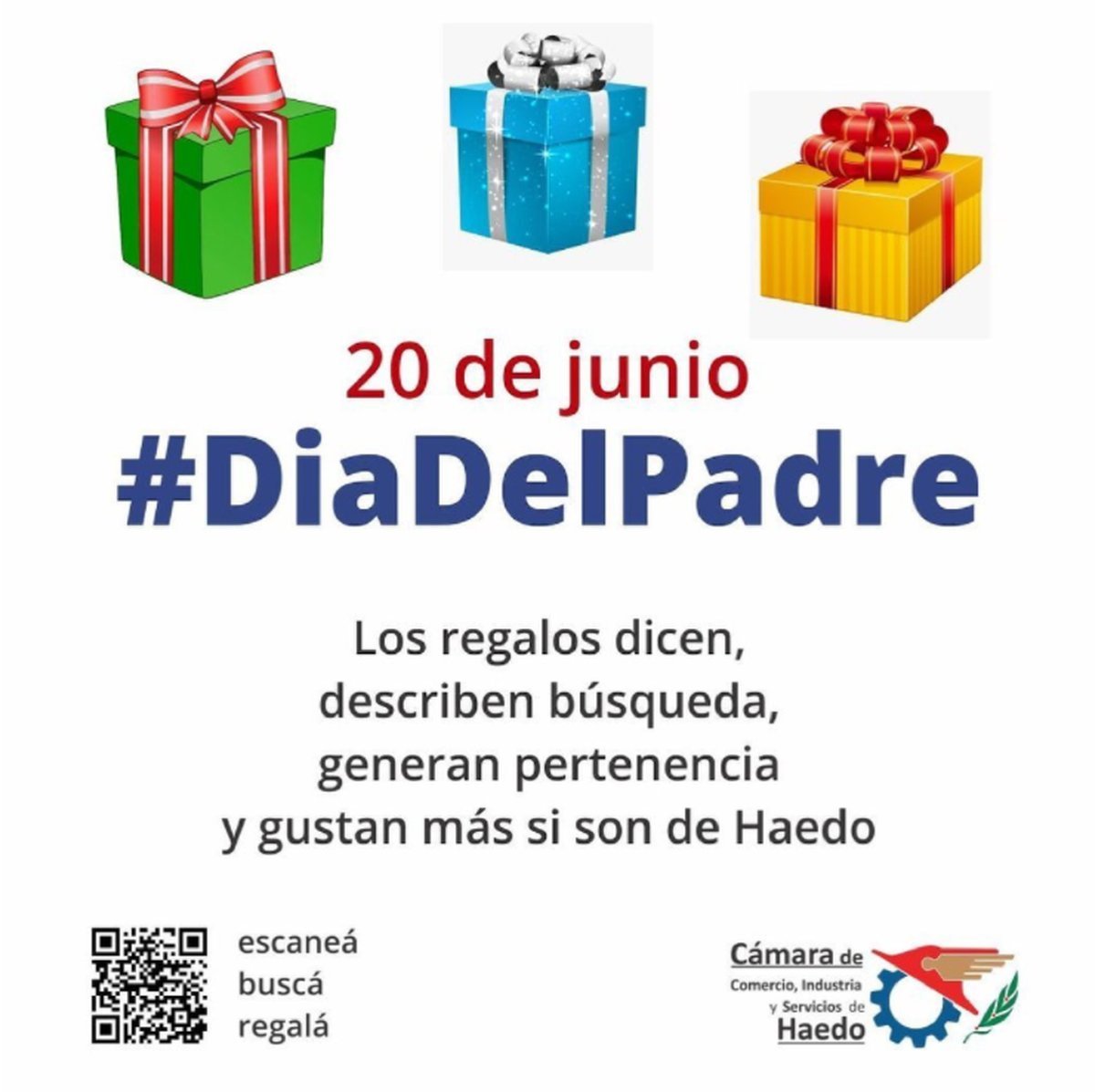 La C&aacute;mara de Comercio de Haedo busca fomentar ventas en este D&iacute;a del Padre y transitar la segunda ola de Coronavirus con el menor efectivo negativo posible.