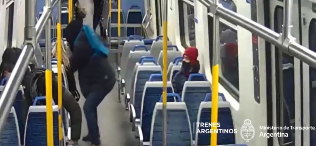 El momento del robo en Paso del Rey