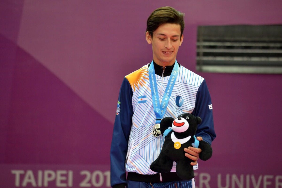 Lucas Guzm&aacute;n, medalla de Plata en los Juegos Mundiales universitarios 2019