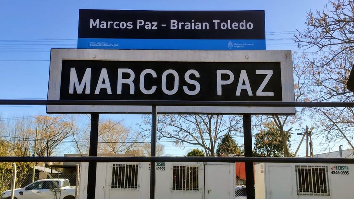 El homenaje a Braian Toledo en Marcos Paz