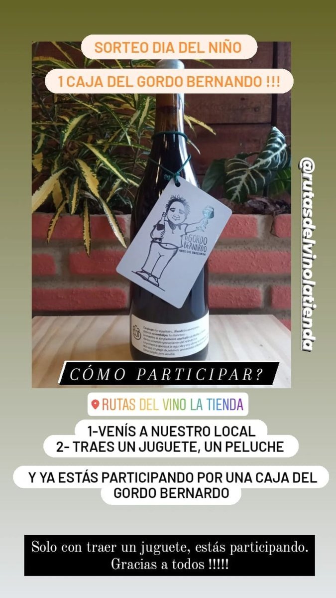 Una viner&iacute;a de Haedo y su curiosa acci&oacute;n para el D&iacute;a del Ni&ntilde;o