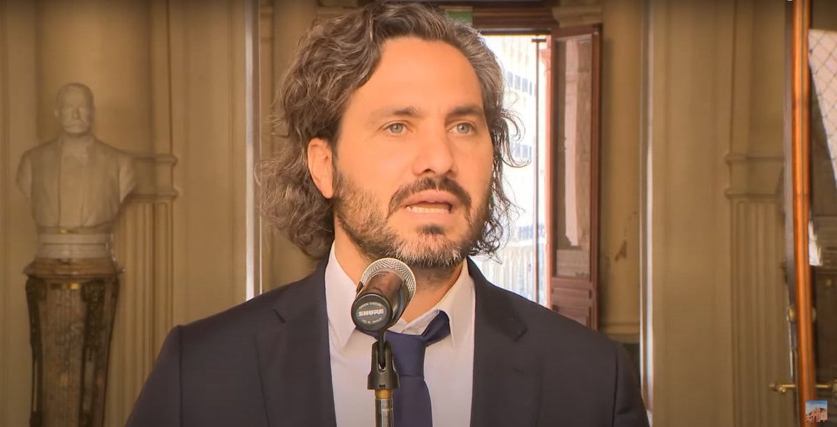 Santiago Cafiero en conferencia anunci&oacute; la donaci&oacute;n de vacunas AstraZeneca