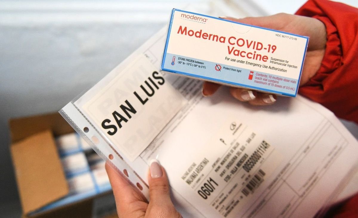 Las vacunas Moderna se distribuir&aacute;n a lo largo de todo el pa&iacute;s