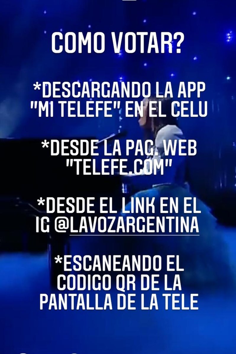 Las formas de votar a la joven de Mor&oacute;n en las semifinales del jueves