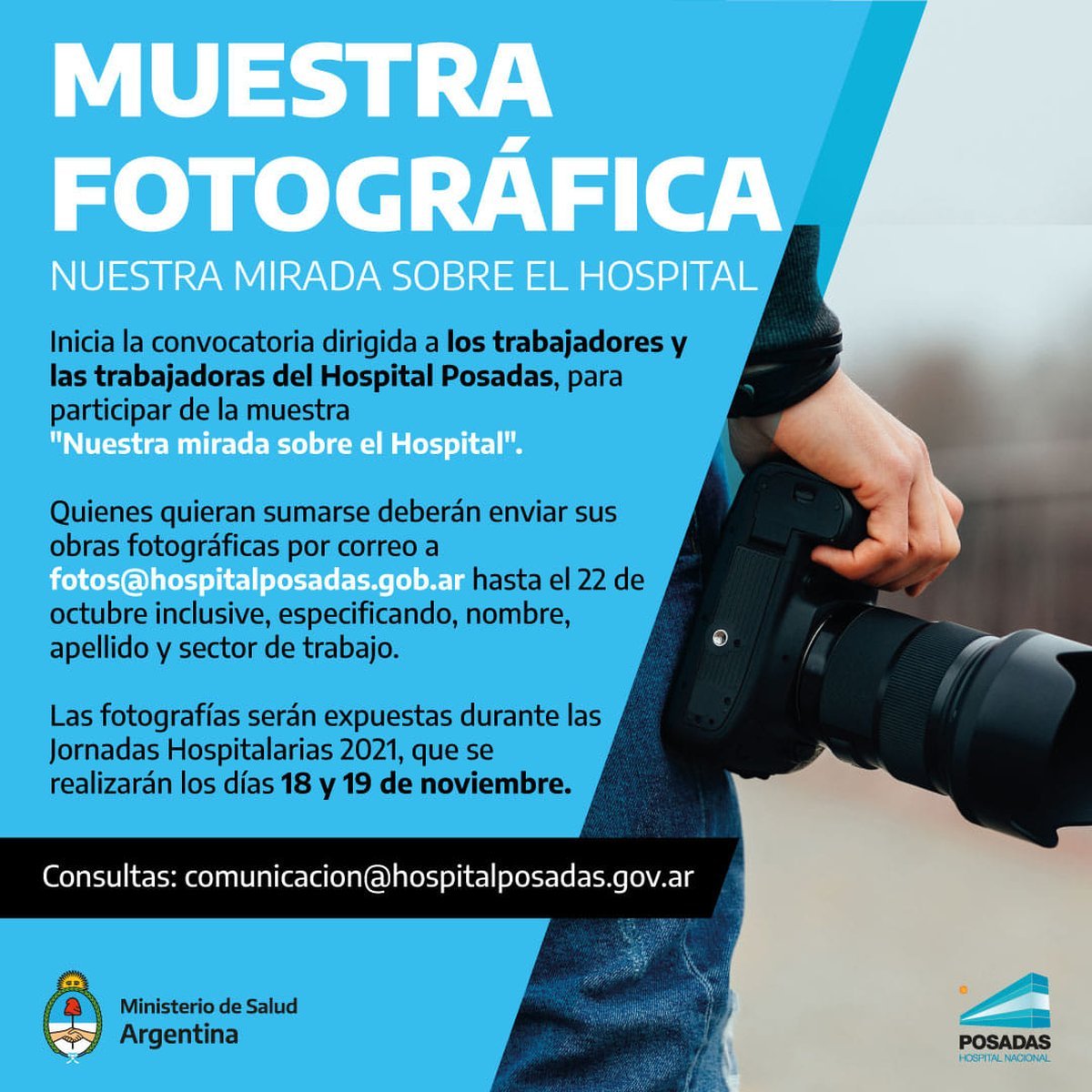 El Hospital Posadas inicia una convocatoria dirigida a los trabajadores y las trabajadoras del nosocomio.