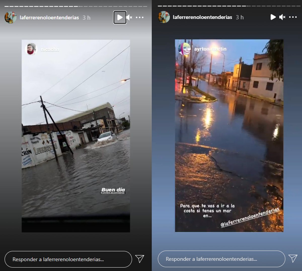 Fotos que comparten los vecinos de Laferrere, La Matanza en Instagram