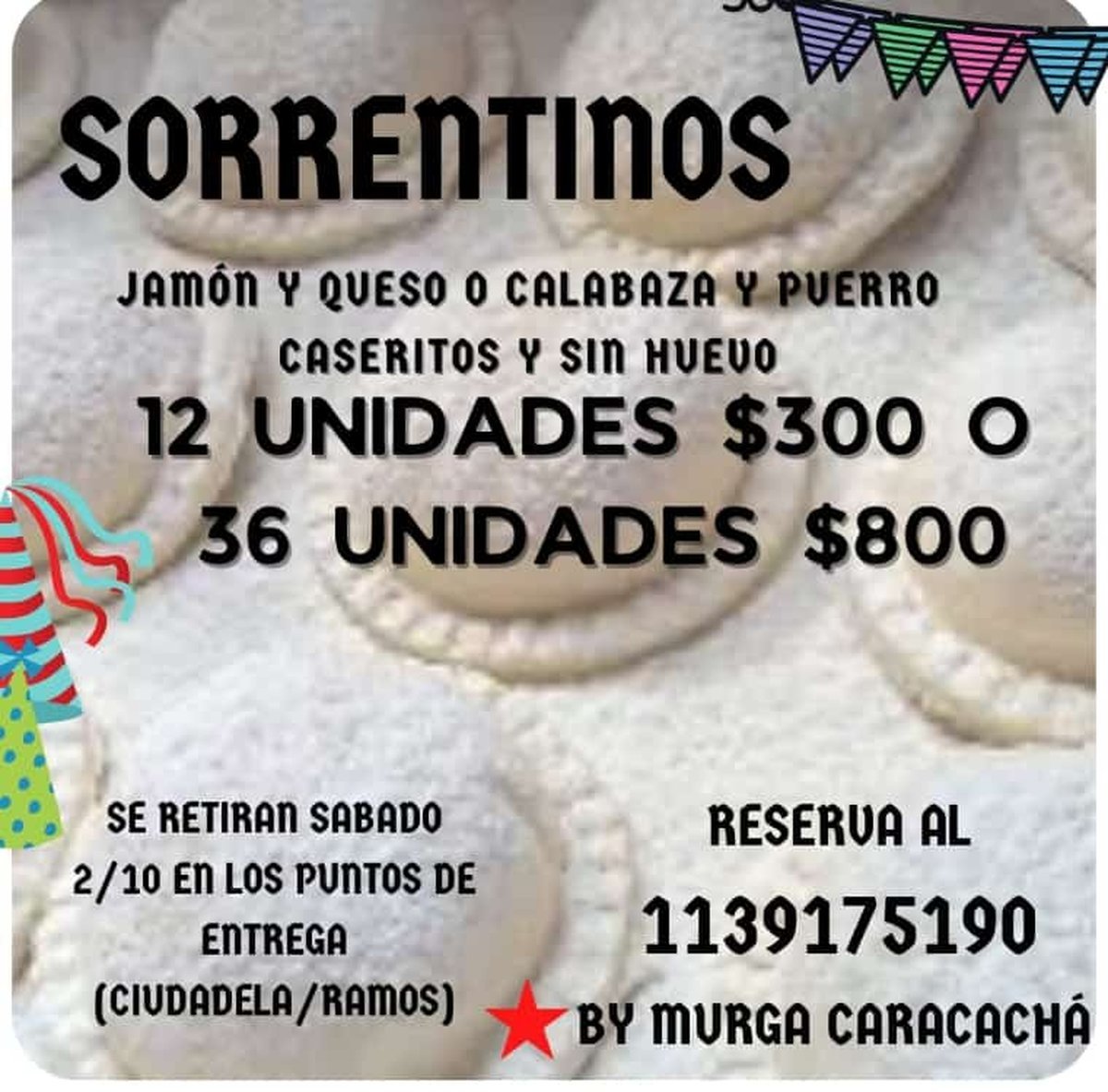 El proyecto de venta de pastas que idearon para recolectar dinero