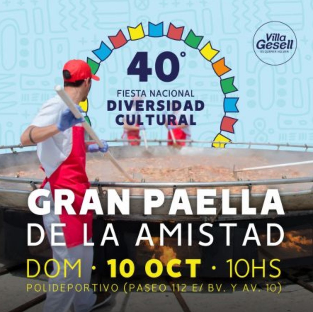 Se celebrar&aacute; en Villa Gesell la 40&deg; edici&oacute;n de la Fiesta de la Diversidad Cultural.