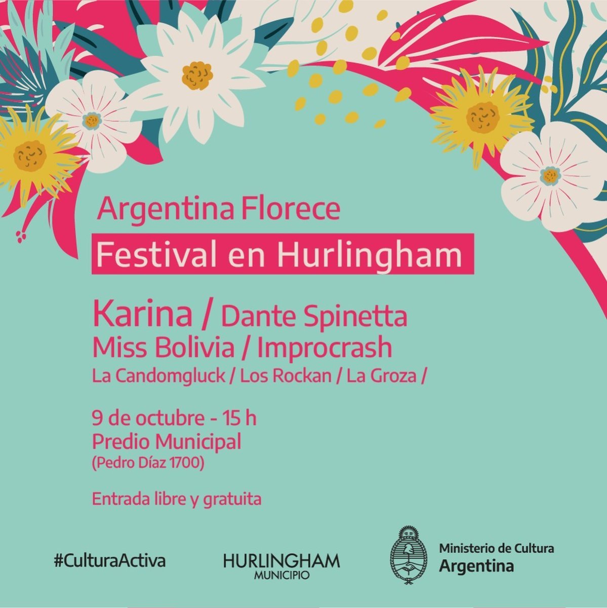 "Argentina Florece" en Hurlingham