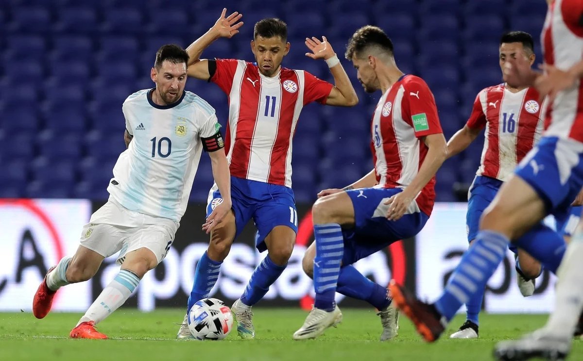 En el &uacute;ltimo partido de las eliminatorias fue empate 1-1 entre Argentina y Paraguay