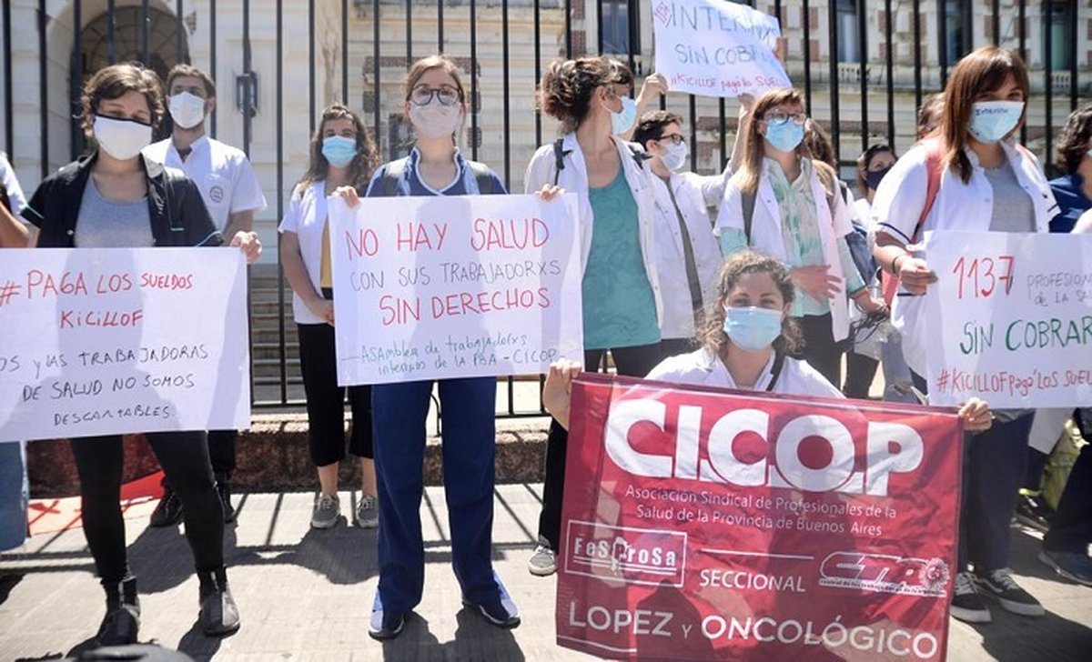 Habr&aacute; tres d&iacute;as de paro de m&eacute;dicos en la provincia de Buenos Aires.