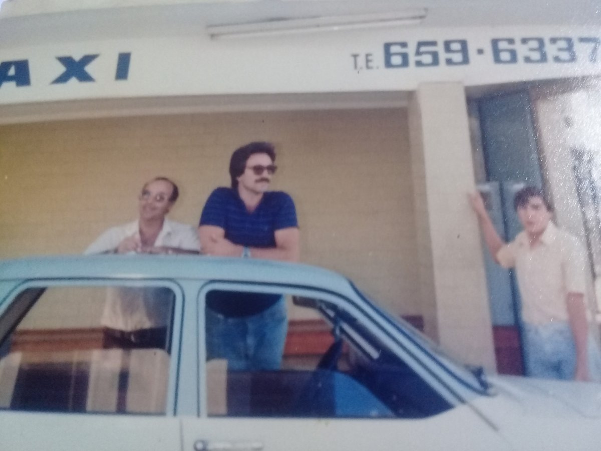 Las hist&oacute;ricas paradas de taxis de Haedo en los a&ntilde;os 80