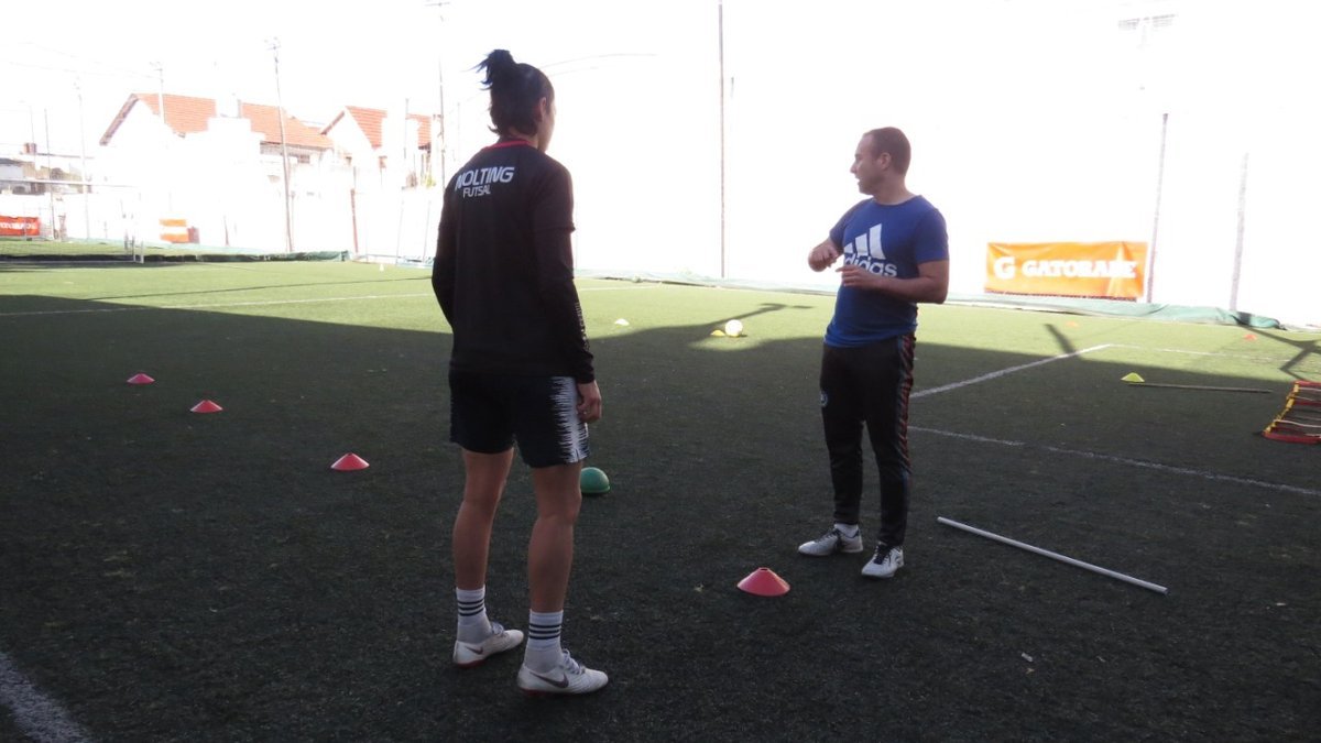 Daiana tuvo la posibilidad de entrenar en varias canchas del pa&iacute;s y ahora est&aacute; en Grecia