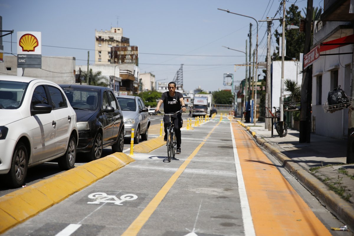 La nueva ciclov&iacute;a ya es usada por los vecinos de Ciudadela