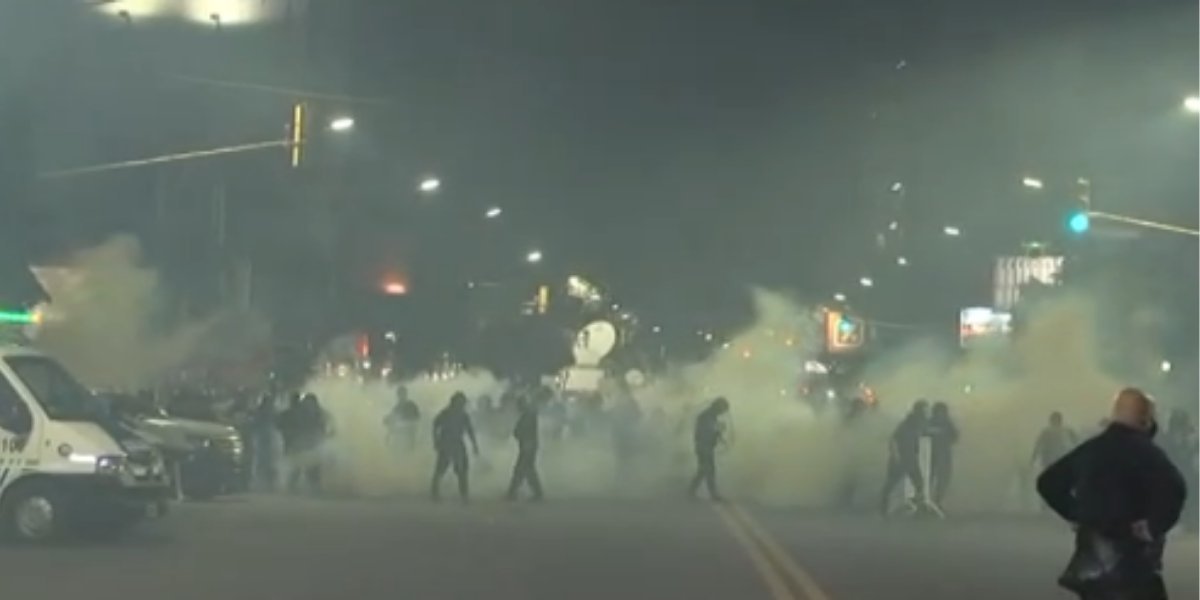 Gases lacrim&oacute;genos en Ramos Mej&iacute;a. Berni explic&oacute; porqu&eacute; se procedi&oacute; de esa forma.