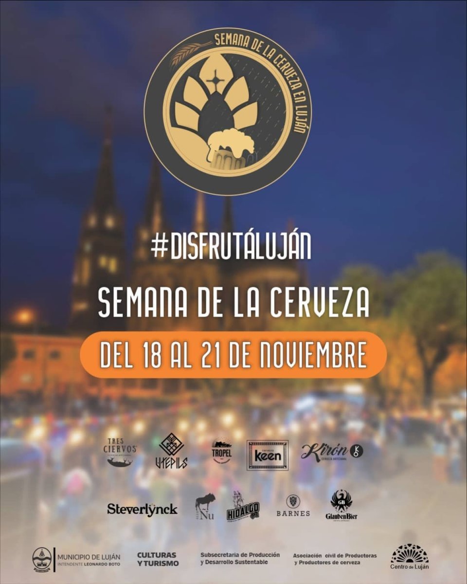 Se viene la Semana de la Cerveza en Luj&aacute;n.