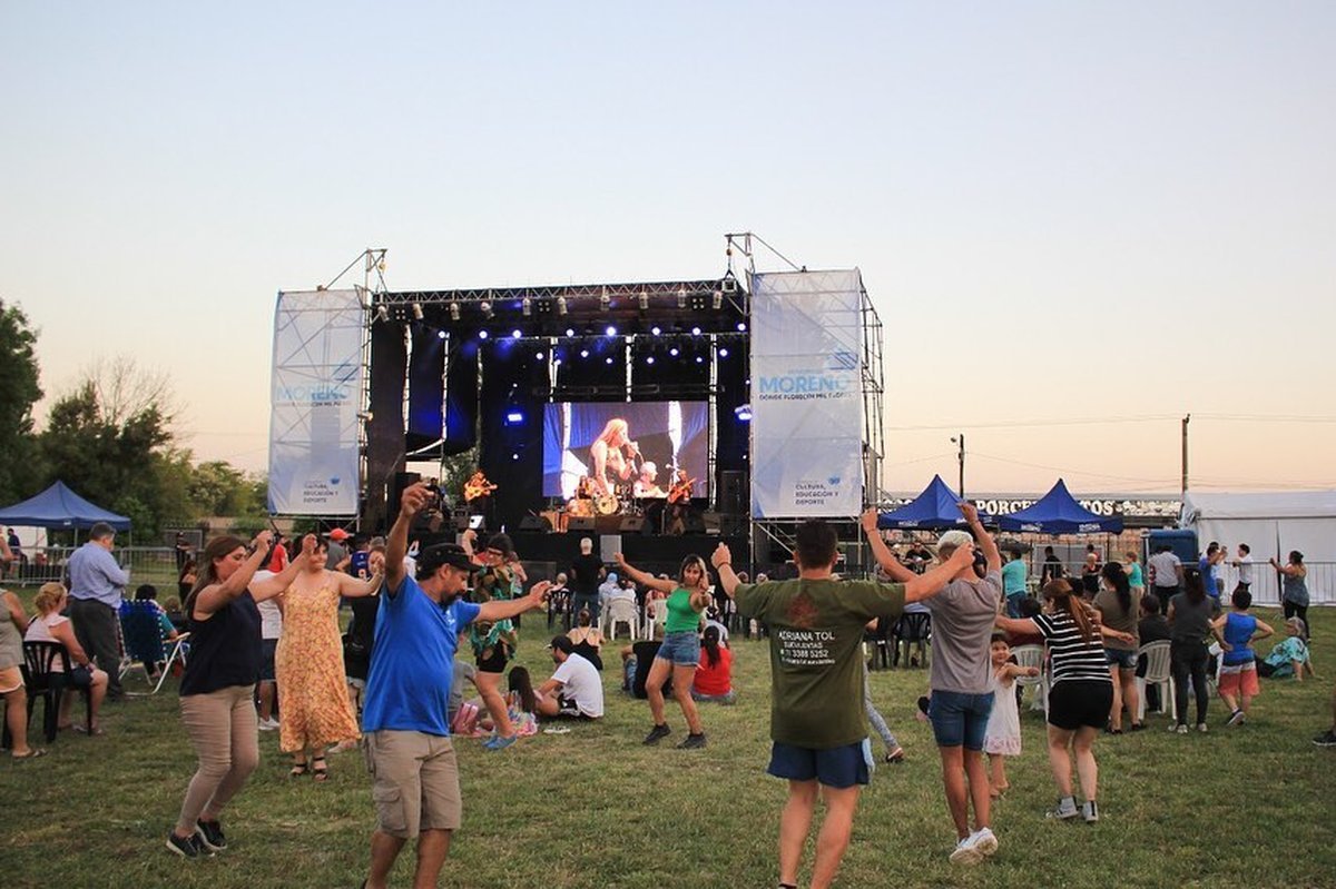 Los vecinos de Moreno disfrutaron al aire libre