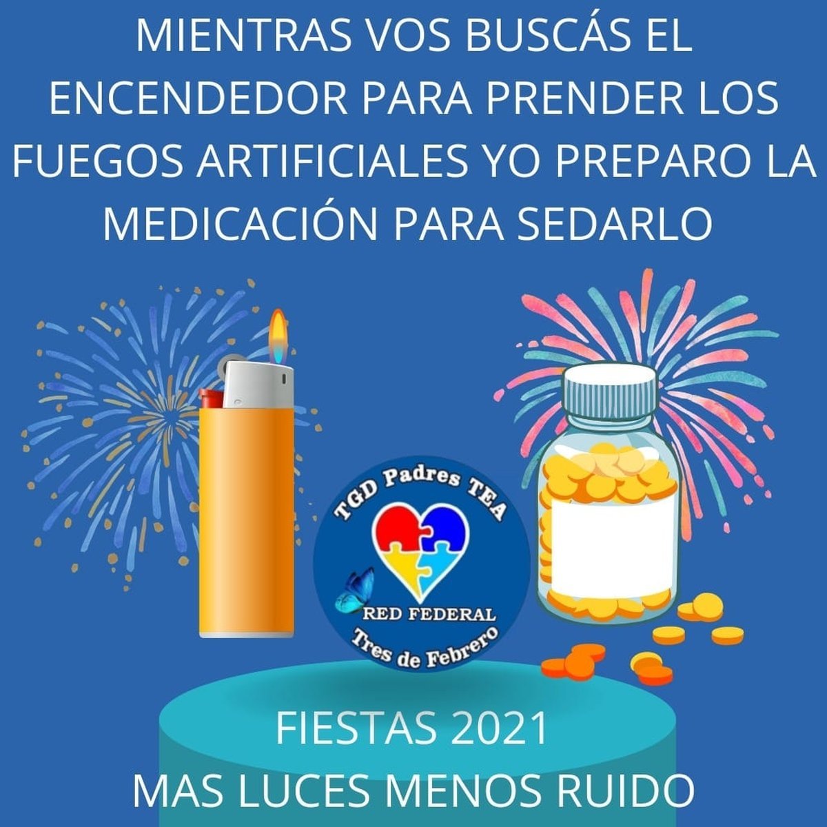En Tres de Febrero las familias ya lanzaron la campa&ntilde;a para concientizar de cara a las Fiestas