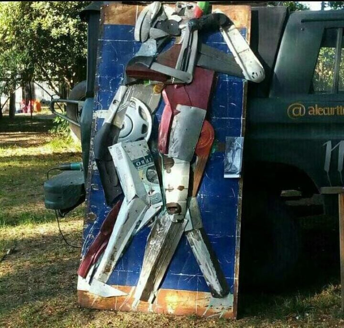 Ale Curtto y sus esculturas es uno de los artistas que estar&aacute; en el festival de Merlo