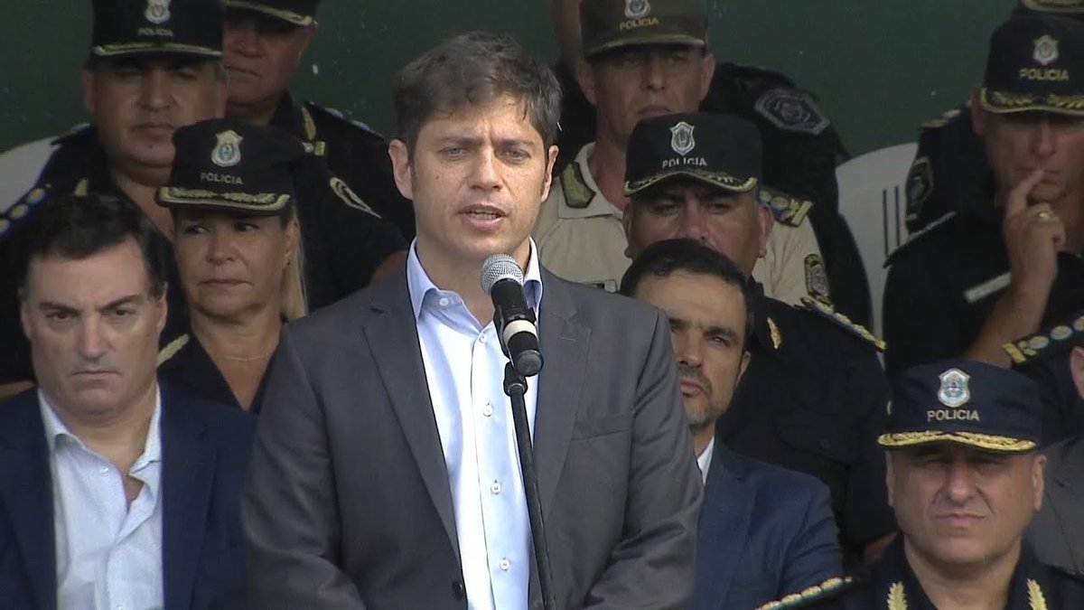 Axel Kicillof le envi&oacute; un mensaje a la polic&iacute;a de la provincia de Buenos Aires.