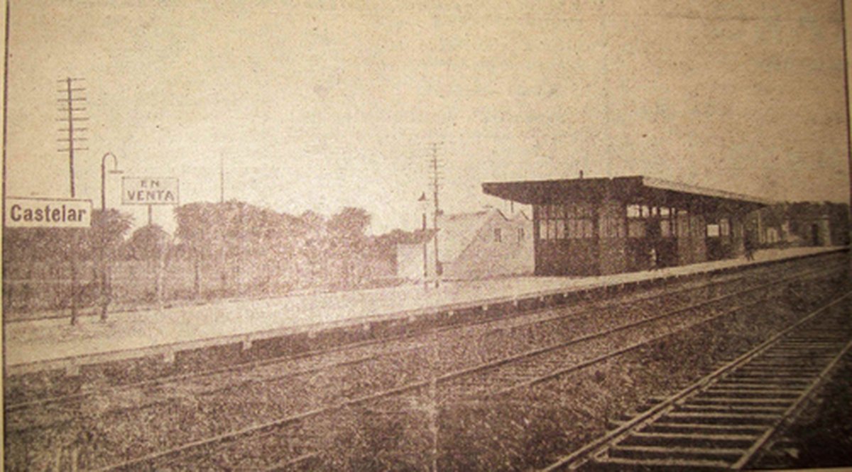 La vieja estaci&oacute;n de Castelar 