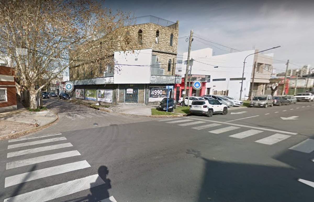 El frente del local actualmente en Ciudadela