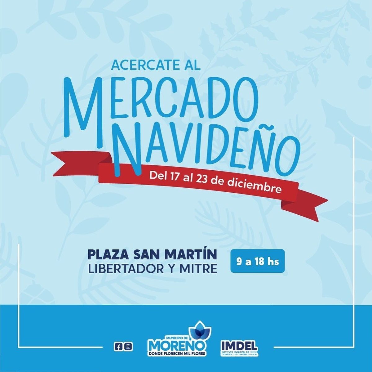 El mercado Navide&ntilde;o estar&aacute; en Moreno