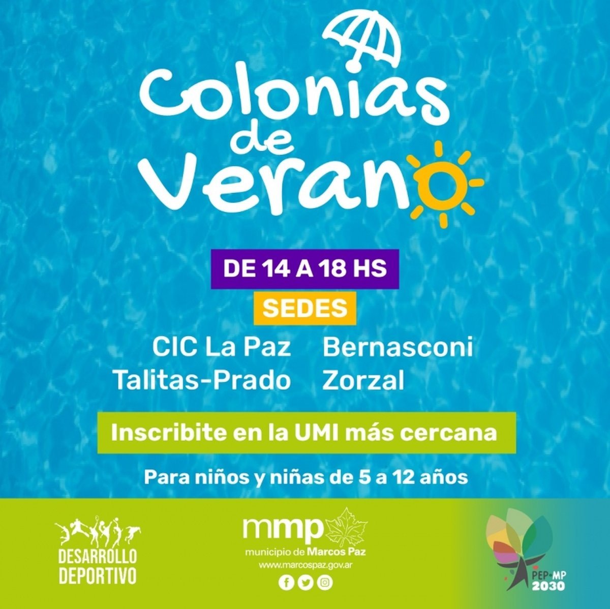 Marcos Paz: comenz&oacute; la inscripci&oacute;n a la colonia de verano
