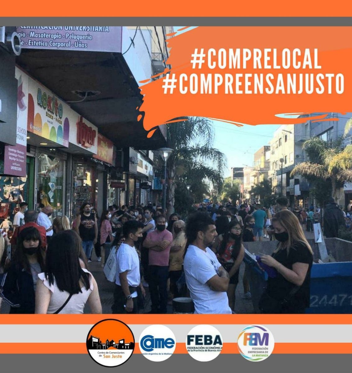 La C&aacute;mara de Comerciantes de San Justo lanz&oacute; una original propuesta para esta Navidad