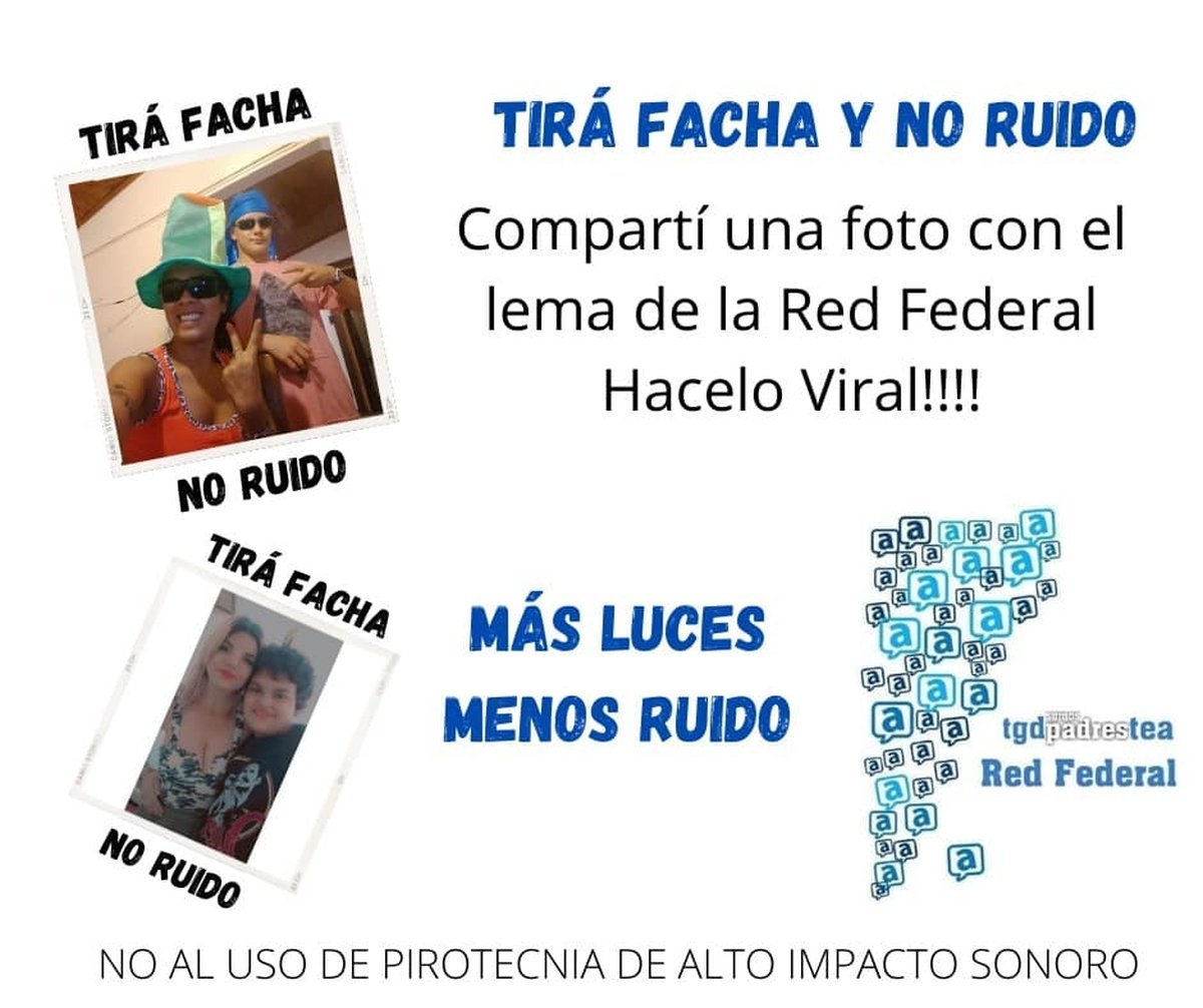 Campa&ntilde;a de TGD Padres TEA a nivel nacional para que no se tire pirotecnia en esta Navidad y A&ntilde;o Nuevo.