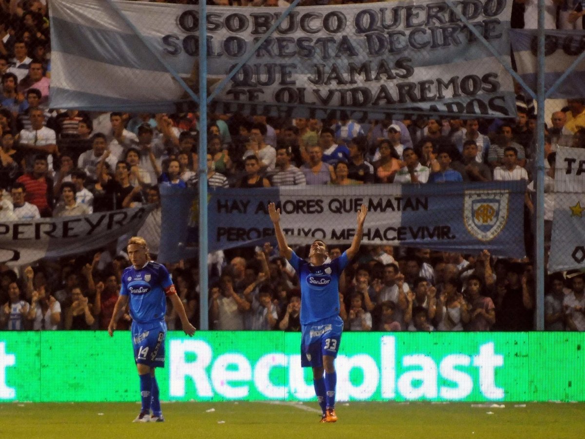 Su &uacute;nico gol en el f&uacute;tbol argentino hab&iacute;a sido contra River Plate en 2014