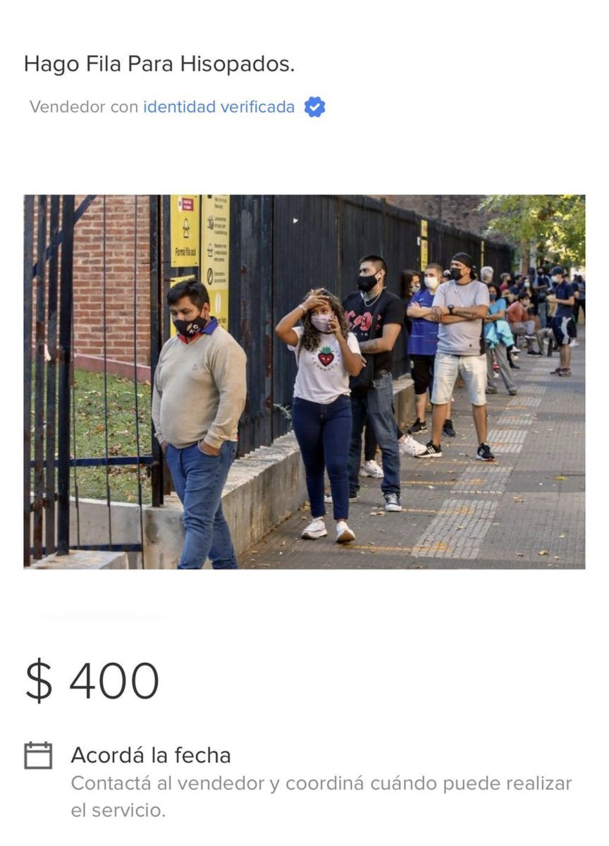 Covid-19: Gente ofrece hacer filas para testeos en AMBA.