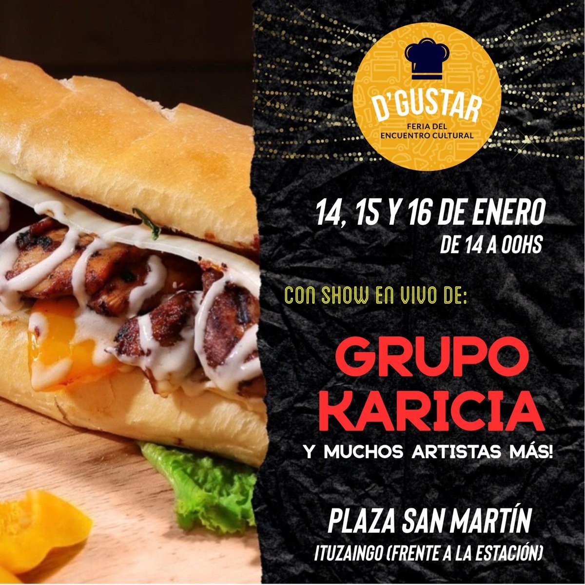 El Festival D'Gustar estar&aacute; en Ituzaing&oacute;