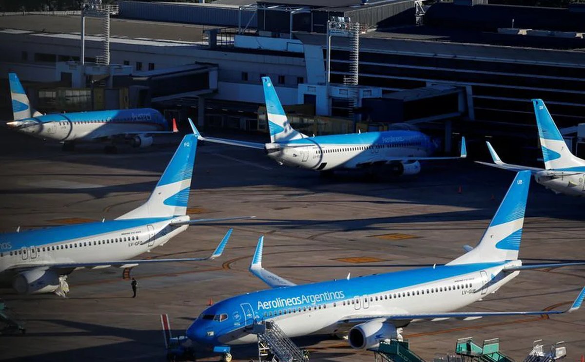 M&aacute;s de 1200 trabajadores aislados y varios vuelos cancelados en Aerol&iacute;neas Argentinas