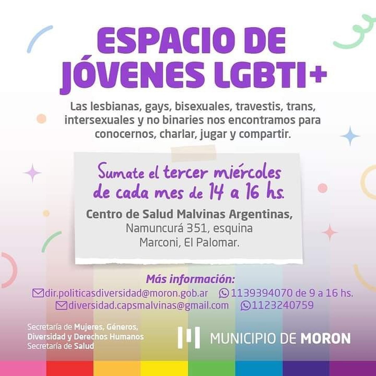 Nuevo espacio de charlas y juegos en Mor&oacute;n.