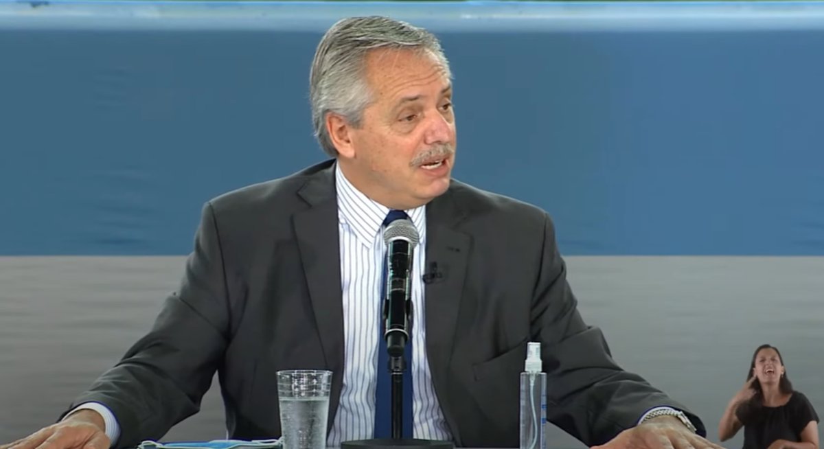 Alberto Fernandez habl&oacute; sobre la vacunaci&oacute;n y las clases presenciales