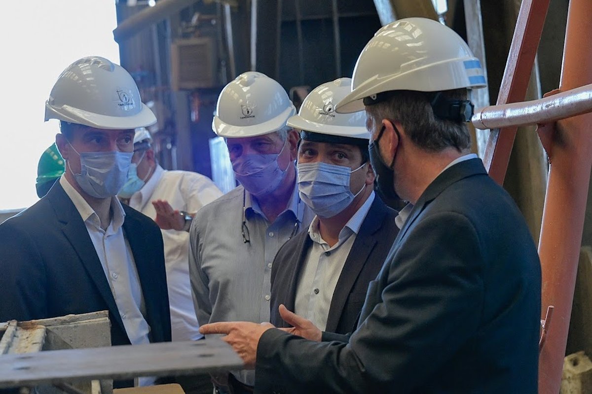 Lucas Ghi y Mart&iacute;n Marinucci visitaron Tandanor