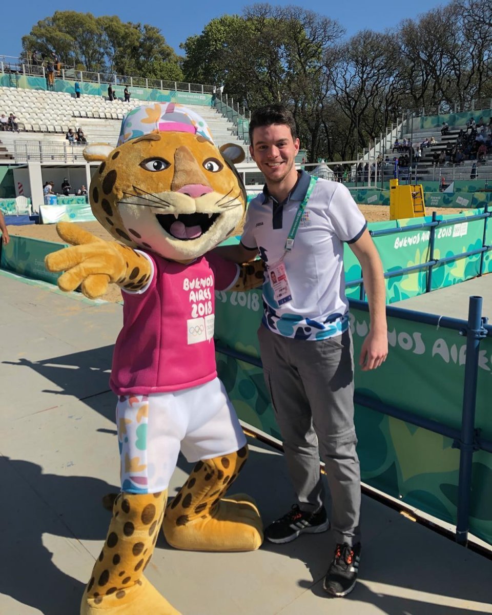 El&iacute;as y su experiencia en los Juegos Ol&iacute;mpicos de la Juventud 2018