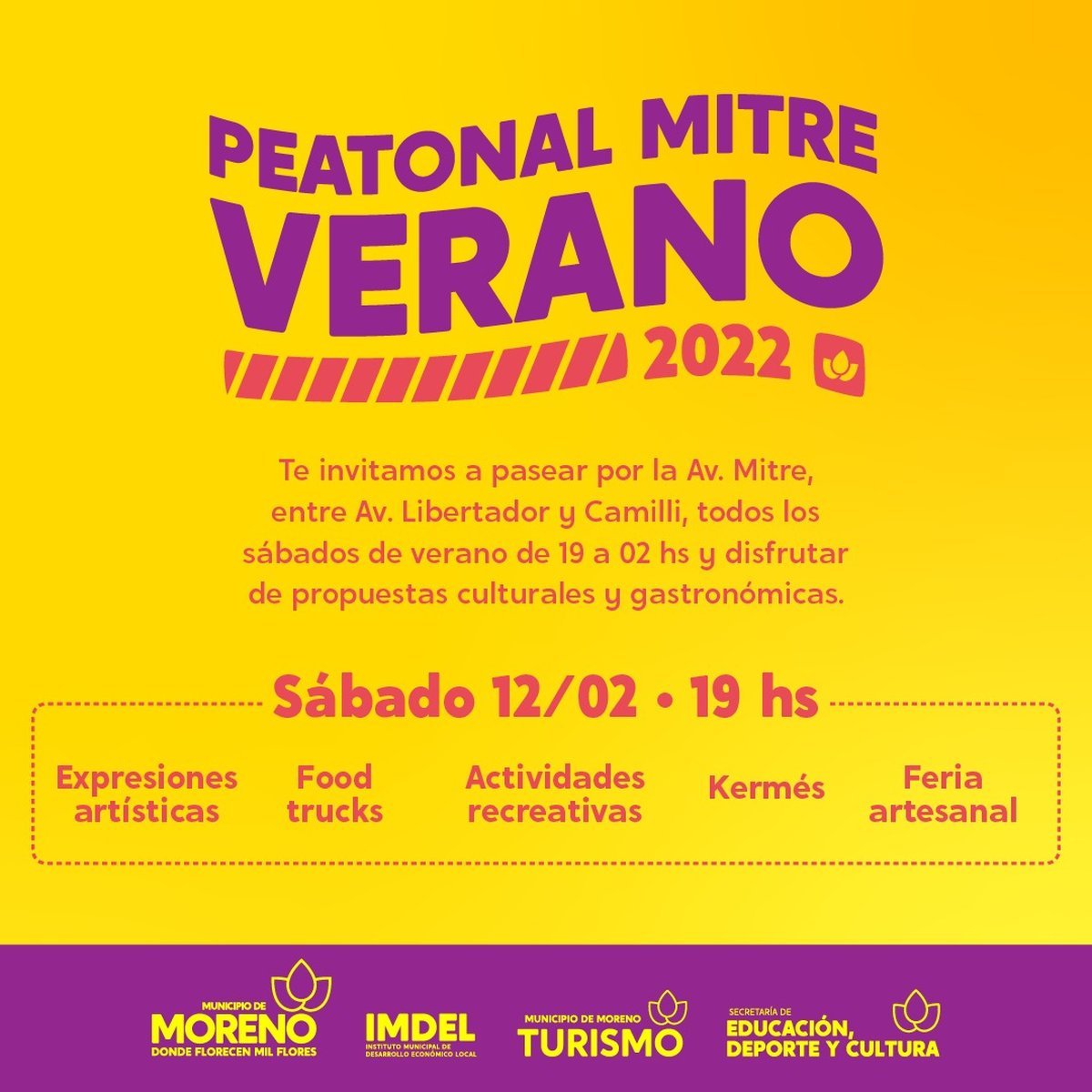 Inauguraci&oacute;n de la Peatonal Mitre en Moreno con varias sorpresas.