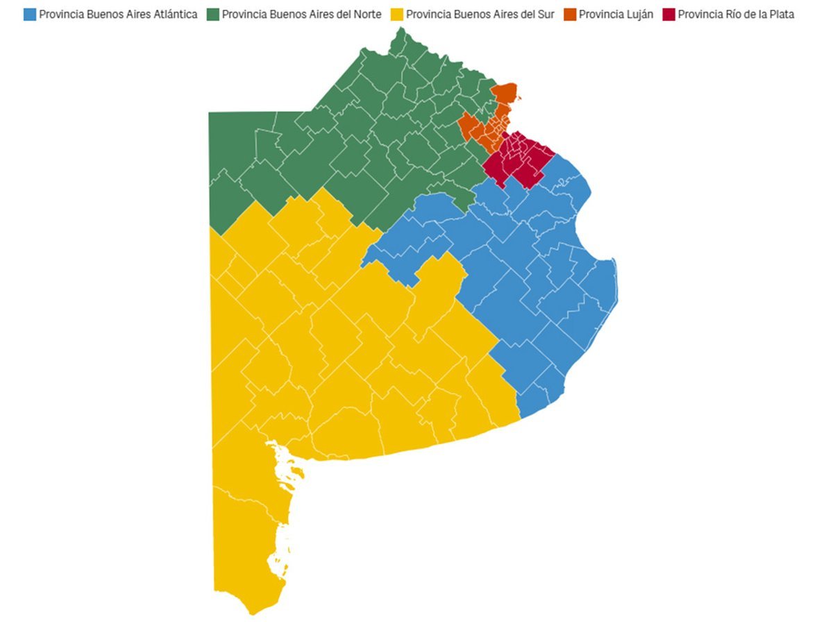 As&iacute; ser&iacute;a la provincia seg&uacute;n el proyecto