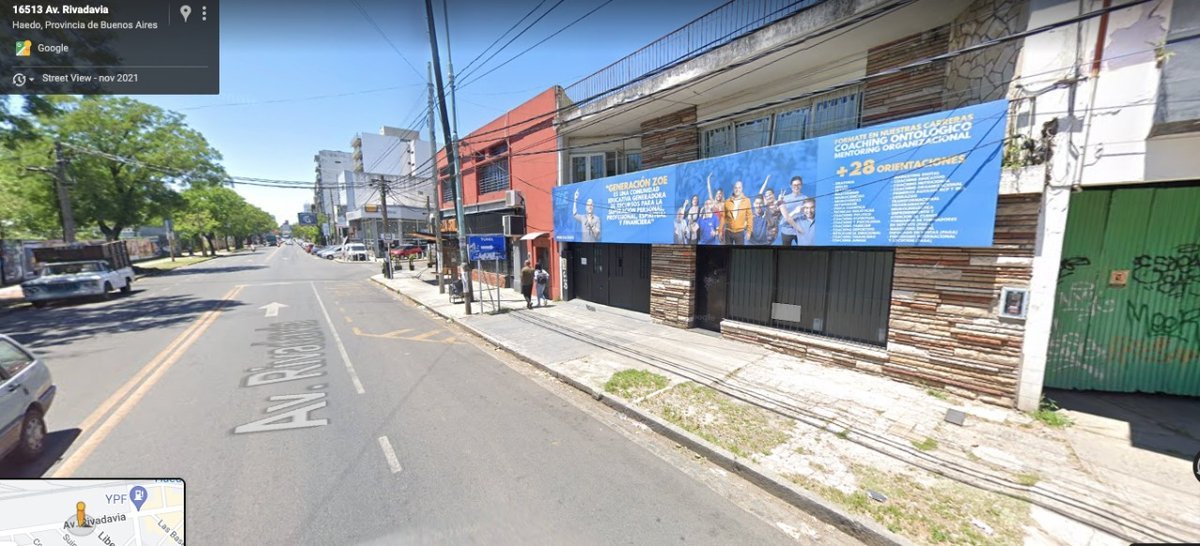 La ubicaci&oacute;n del lugar de Generaci&oacute;n Zoe en Haedo