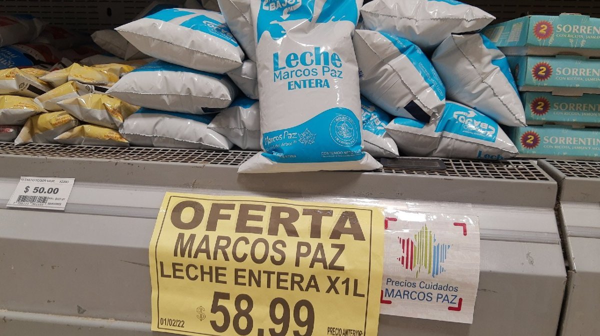 En las g&oacute;ndolas de Marcos Paz, este producto es la estrella en el combate contra la inflaci&oacute;n