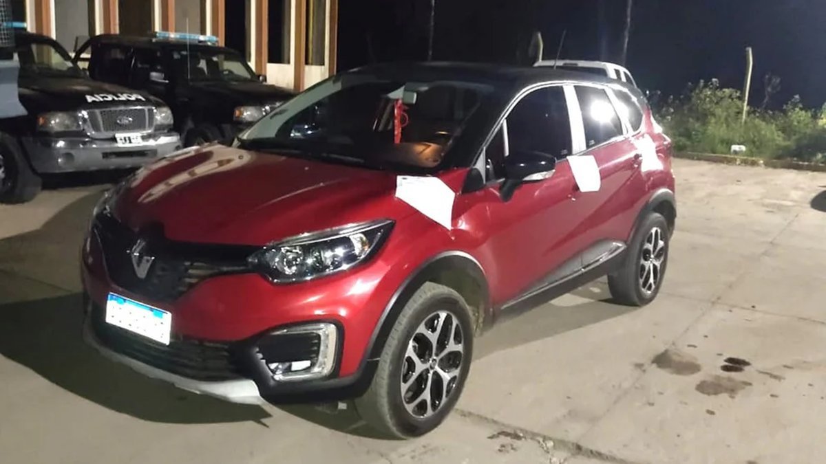 Uno de los autos secuestrados a la banda que operaba en La Matanza.