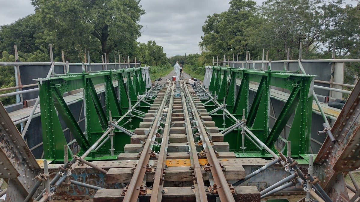 Asi se encuentra el puente El Pajarito que permitir&aacute; conectar Marcos Paz con Navarro en la L&iacute;nea Belgrano Sur