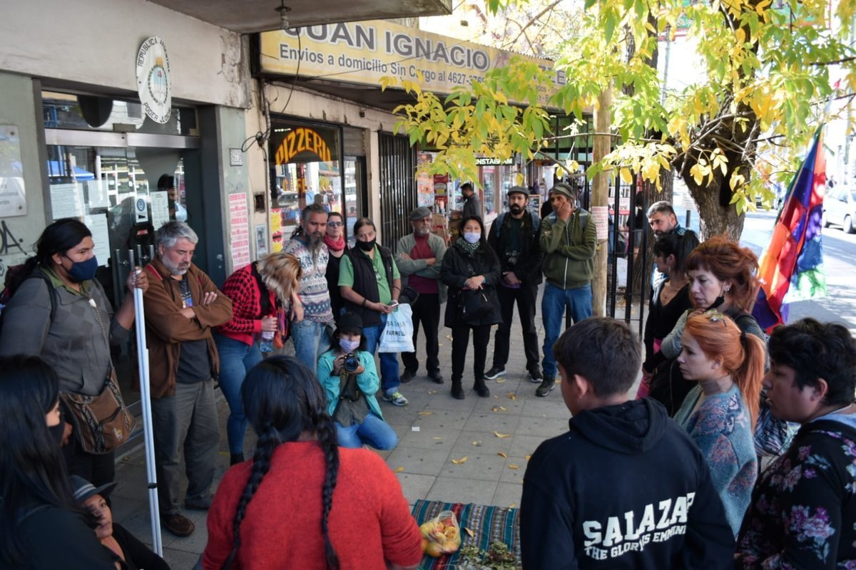 Integrantes de esta comunidad de La Matanza se presentaron a declarar en Mor&oacute;n  Foto: Matanza Viva