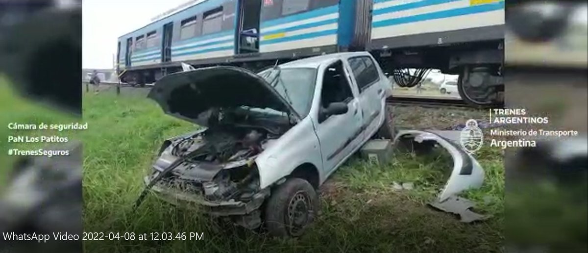 As&iacute; qued&oacute; el auto accidentado en Merlo