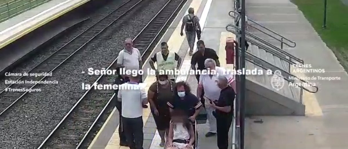 El r&aacute;pido accionar del personal de Trenes Argentinos permiti&oacute; que la joven fuera rescatada en la estaci&oacute;n de Gonz&aacute;lez Cat&aacute;n