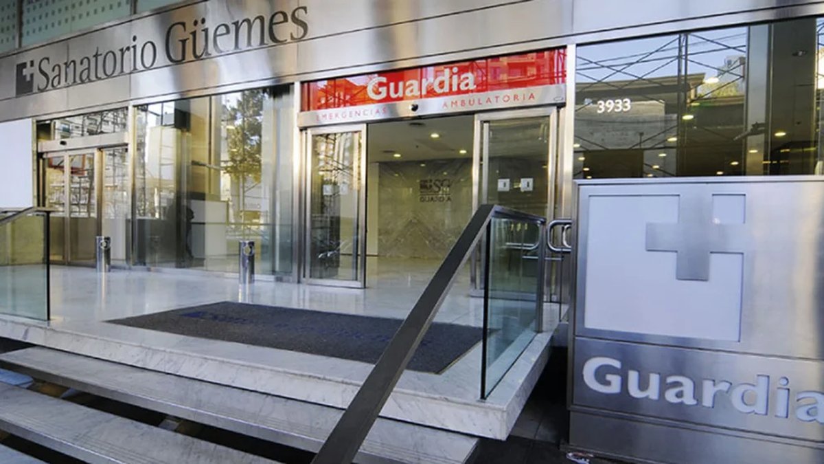 El Sanatorio G&uuml;emes, donde atendieron a la nena de 14 a&ntilde;os v&iacute;ctima de un presunto abuso sexual en el boliche de Villa Sarmiento.