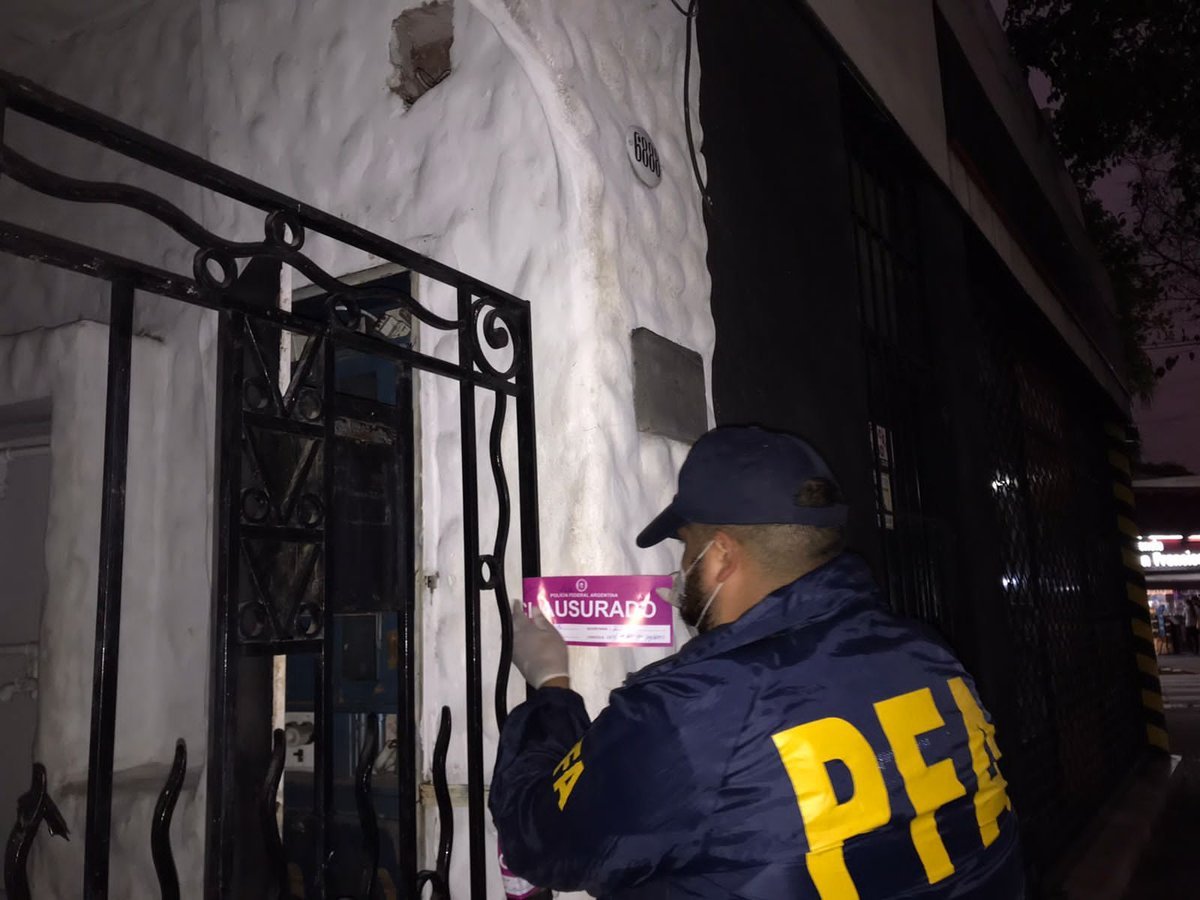 La Polic&iacute;a Federal rescato a 21 mujeres, entre ellas argentinas y extranjeras.