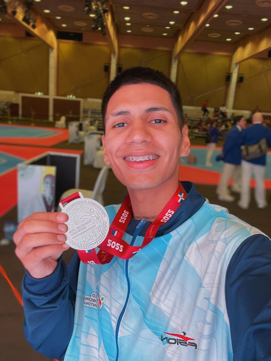 El taekwondista de Merlo, Tom&aacute;s Rivero, logr&oacute; una medalla de plata para la Selecci&oacute;n argentina en el Open G2 de Rep&uacute;blica Dominicana